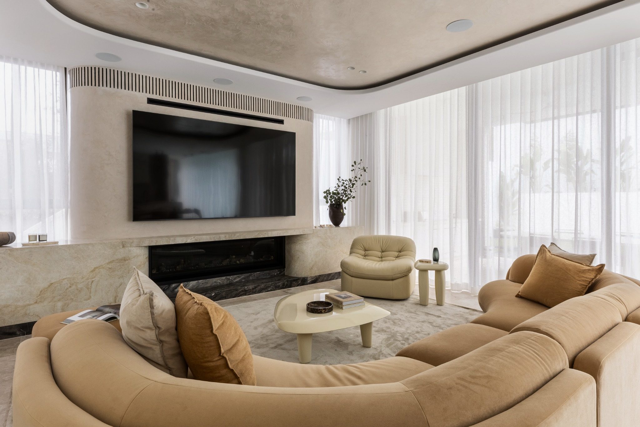Buran Residence, living room